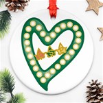 Alpha Kappa Alpha AKAesp-greennonam Round Ornament (Two Sides)