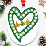 Alpha Kappa Alpha AKAesp-greennonam Oval Ornament (Two Sides)