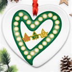 Alpha Kappa Alpha AKAesp-greennonam Heart Ornament (Two Sides)