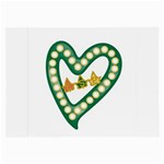 Alpha Kappa Alpha AKAesp-greennonam Glasses Cloth (Large, Two Sides)