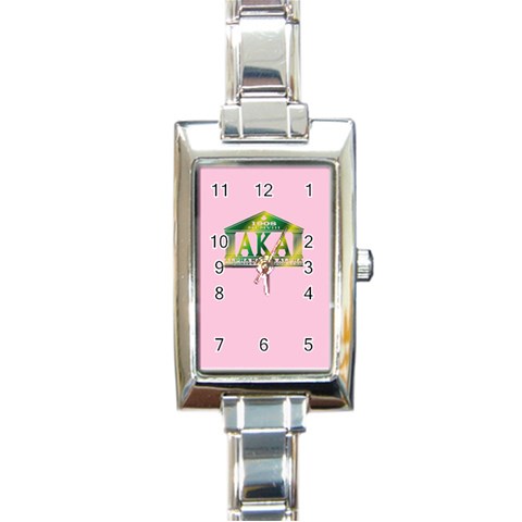AKA Relic Rectangular Italian Charm Watch from ArtsNow.com Front