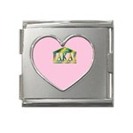 AKA Relic Mega Link Heart Italian Charm (18mm)