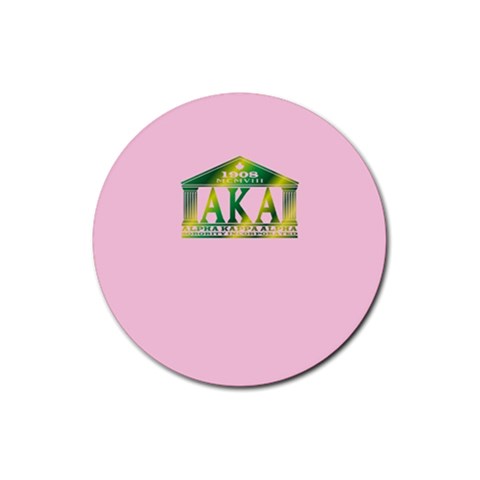 AKA Relic Rubber Round Coaster (4 pack) from ArtsNow.com Front