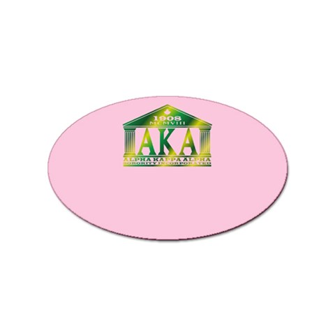 AKA Relic Sticker Oval (10 pack) from ArtsNow.com Front