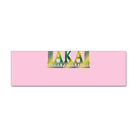 AKA Relic Sticker Bumper (10 pack) from ArtsNow.com Front