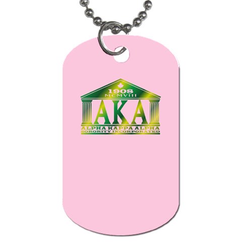 AKA Relic Dog Tag (Two Sides) from ArtsNow.com Front