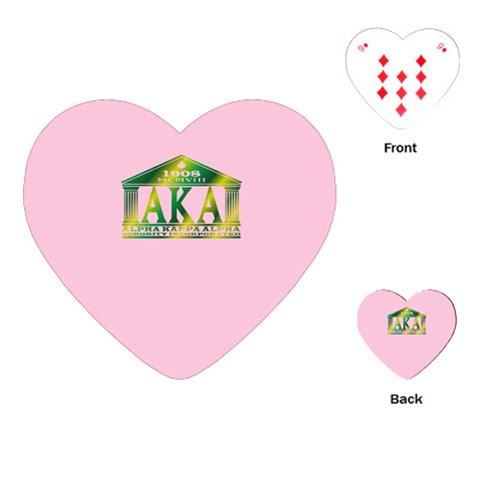 AKA Relic Playing Cards (Heart) from ArtsNow.com Front