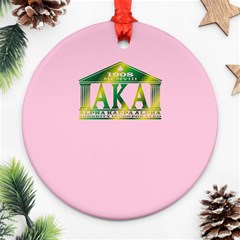 AKA Relic Round Ornament (Two Sides) from ArtsNow.com Front