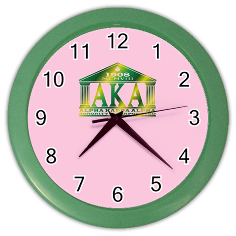 AKA Relic Color Wall Clock from ArtsNow.com Front
