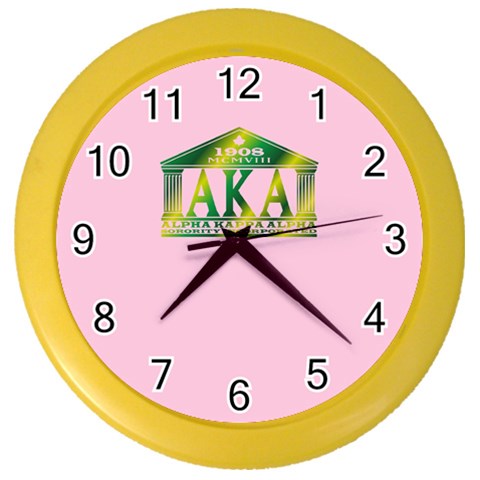 AKA Relic Color Wall Clock from ArtsNow.com Front