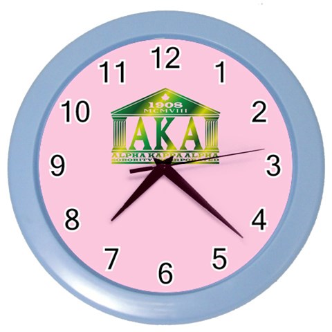 AKA Relic Color Wall Clock from ArtsNow.com Front