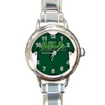 AKA Graffiti07 Round Italian Charm Watch