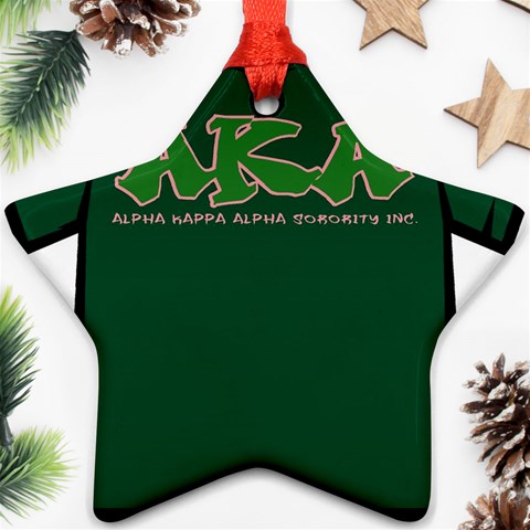 AKA Graffiti07 Ornament (Star) from ArtsNow.com Front