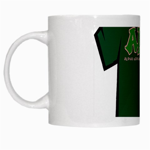 AKA Graffiti07 White Mug from ArtsNow.com Left