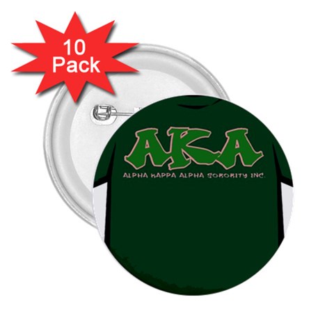 AKA Graffiti07 2.25  Button (10 pack) from ArtsNow.com Front