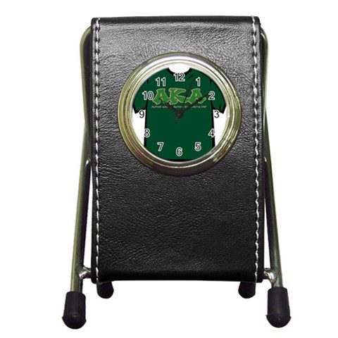 AKA Graffiti07 Pen Holder Desk Clock from ArtsNow.com Front