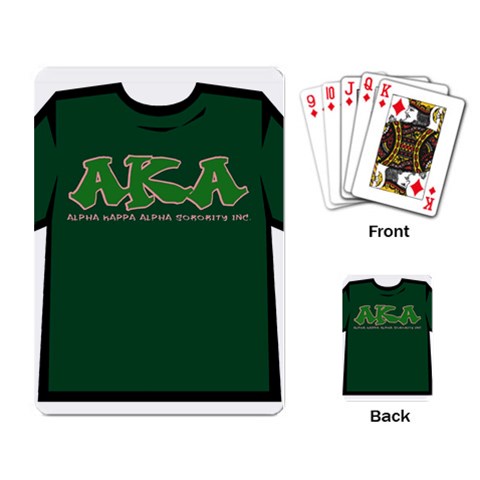 AKA Graffiti07 Playing Cards Single Design from ArtsNow.com Back