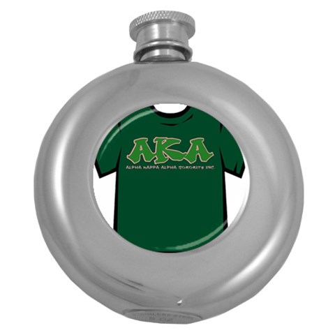 AKA Graffiti07 Hip Flask (5 oz) from ArtsNow.com Front