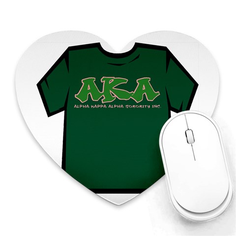 AKA Graffiti07 Mousepad (Heart) from ArtsNow.com Front