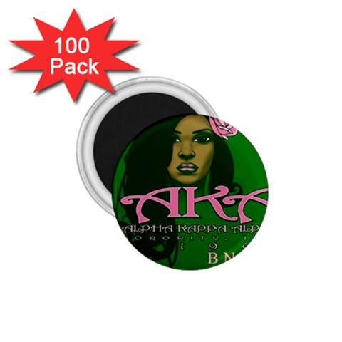 AKA Glam BNO 1.75  Magnet (100 pack)  from ArtsNow.com Front