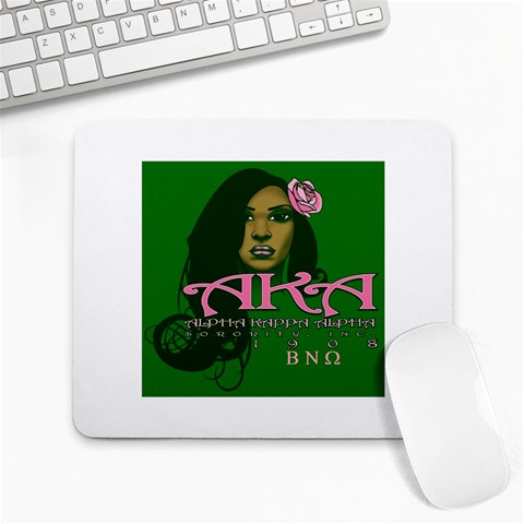 AKA Glam BNO Large Mousepad from ArtsNow.com Front