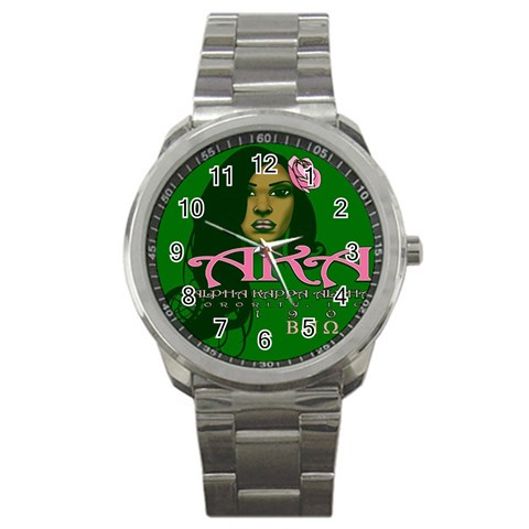 AKA Glam BNO Sport Metal Watch from ArtsNow.com Front