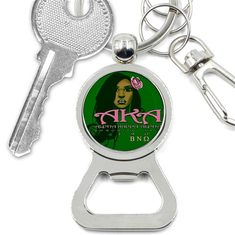 AKA Glam BNO Bottle Opener Key Chain from ArtsNow.com Front