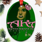 AKA Glam BNO Oval Ornament (Two Sides)
