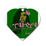 AKA Glam BNO Dog Tag Heart (One Side)