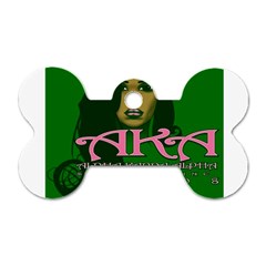 AKA Glam BNO Dog Tag Bone (Two Sides) from ArtsNow.com Front