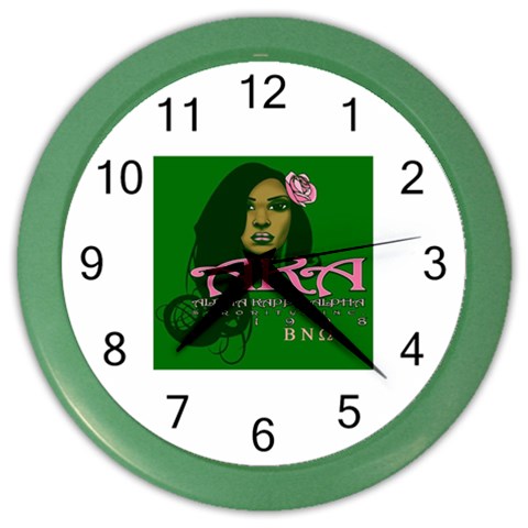 AKA Glam BNO Color Wall Clock from ArtsNow.com Front