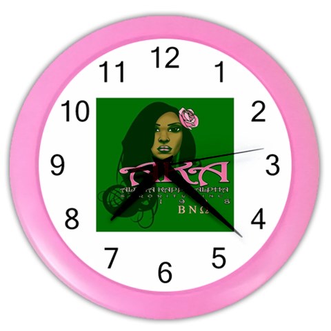 AKA Glam BNO Color Wall Clock from ArtsNow.com Front