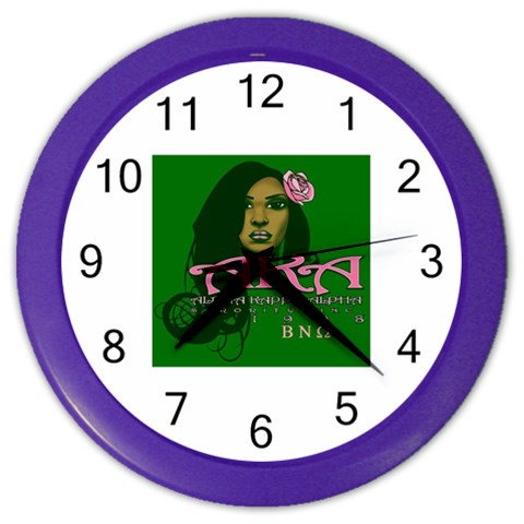 AKA Glam BNO Color Wall Clock from ArtsNow.com Front