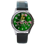 AKA Glam Round Metal Watch