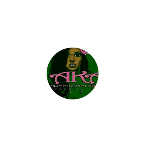 AKA Glam 1  Mini Button from ArtsNow.com Front