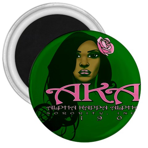 AKA Glam 3  Magnet from ArtsNow.com Front