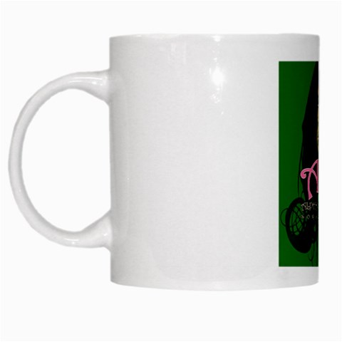 AKA Glam White Mug from ArtsNow.com Left