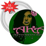 AKA Glam 3  Button (10 pack)