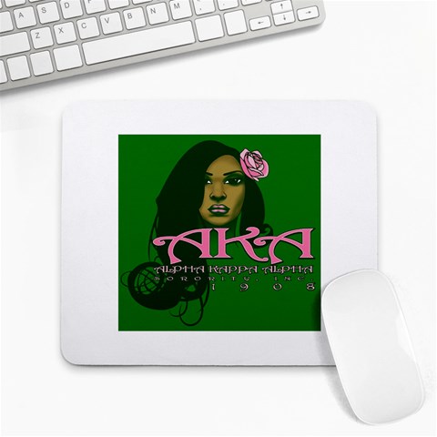 AKA Glam Large Mousepad from ArtsNow.com Front