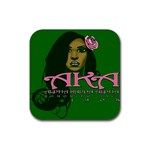 AKA Glam Rubber Coaster (Square)