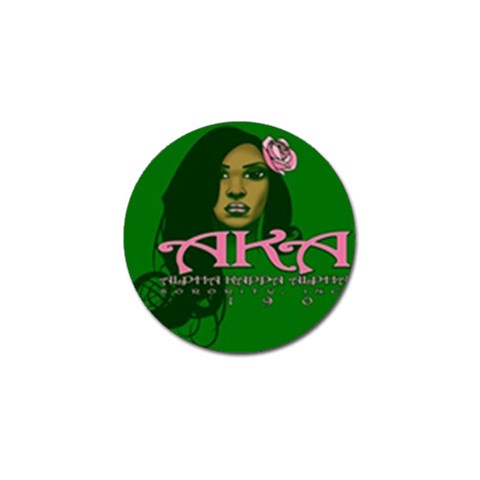 AKA Glam Golf Ball Marker (4 pack) from ArtsNow.com Front