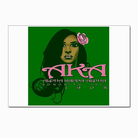 AKA Glam Postcard 4 x 6  (Pkg of 10) from ArtsNow.com Front