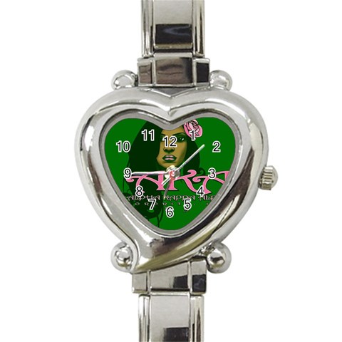 AKA Glam Heart Italian Charm Watch from ArtsNow.com Front