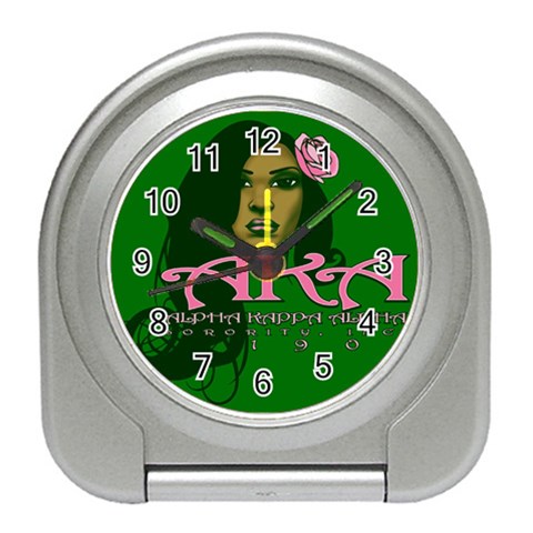AKA Glam Travel Alarm Clock from ArtsNow.com Front