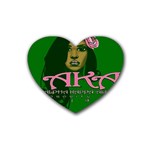 AKA Glam Rubber Coaster (Heart)