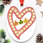 AKAesp-pink_no_namet Ornament (Oval)