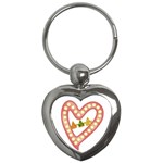 AKAesp-pink_no_namet Key Chain (Heart)