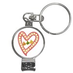 AKAesp-pink_no_namet Nail Clippers Key Chain