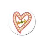 AKAesp-pink_no_namet Magnet 3  (Round)