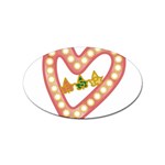 AKAesp-pink_no_namet Sticker Oval (10 pack)